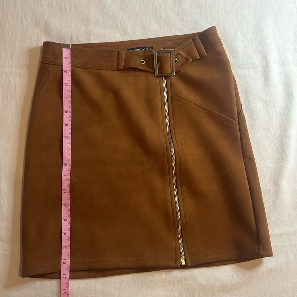 Topshow Suede Skirt - Picture 5 of 5